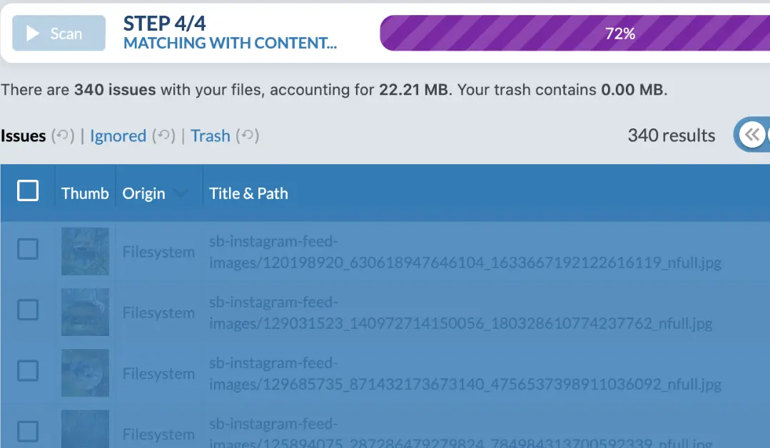 Removendo imagens não utilizadas no WordPress: dicas para temas de blog.