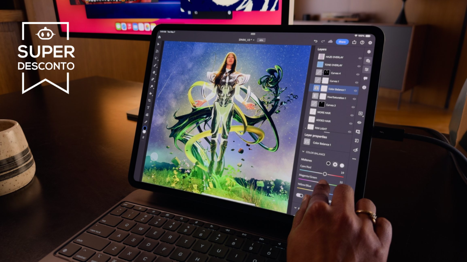 Descubra o incrível iPad Pro de 13 polegadas Se você procura um tablet potente e...